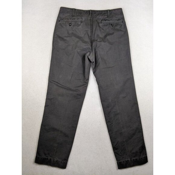 JOSEPH ABBOUD - MEN'S GRAY FLAT FRONT CHINO PANTS - SIZE 33X28 - FLAWS - Picture 10 of 12